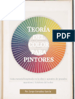 Teoría Del Color para Pintores: Por Jorge González García