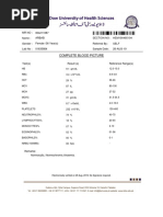 Shoukat Lab Report | PDF | Health Care | Pathology