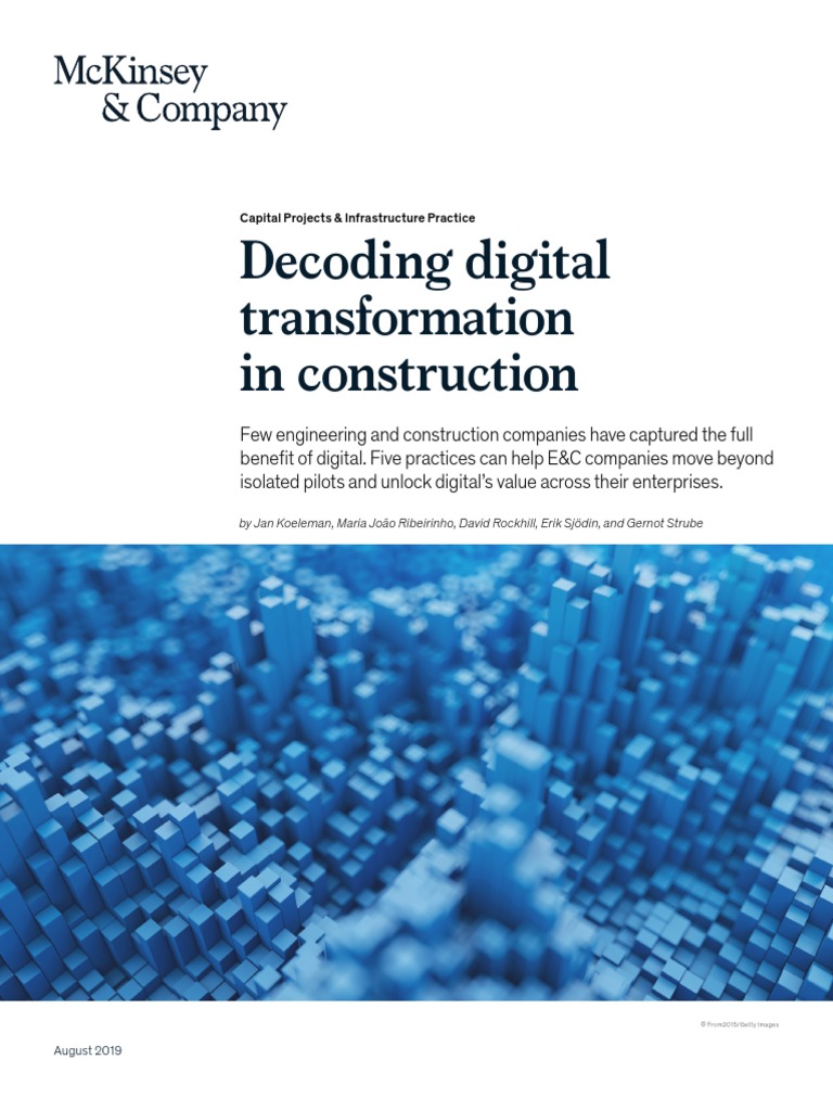 Decoding Digital Transformation in Construction VF PDF | PDF | Business ...