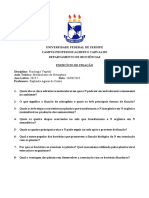 Estudo Dirigido - Metabolismo Do Nitrogênio