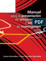 Manual para La Presentacion de Anteproye PDF