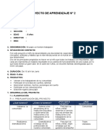 Proyectos de Aprendizaje 5 Años 2da Semana