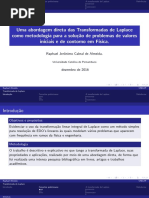 TRANSFORMADA DE LAPLACE