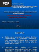 Casos clinicos citologia esfoliativa NIC