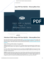Membuat CRUD Dengan PHP Dan MySQLi - Menampilkan Data - Malas Ngoding 1 PDF