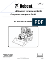 Manual Minicargadora Bobcat S450 PDF