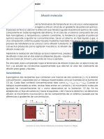 Reporte Difusion Molecular