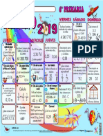 Sexto 3 Ciclo Calendario Calculo Numeración Febrer0 2019