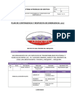 Plan de Contingencia y Respuesta de Emergencia