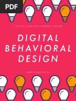 Digital Behavioral Design 