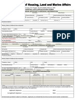 Residential Lots Application Form: Section A: Main Applicant'S Personal Information