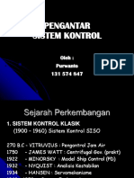 Sejarah Sistem Kontrol