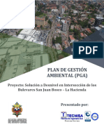PGA Solución A Desnivel en Intersección de Los Bulevares San Juan Bosco - La Hacienda