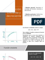 1.5 Función Creciente y Decreciente