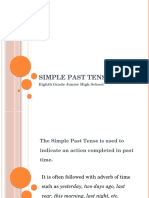 Simple Past Tense & Verb Presentation