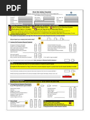 SMO Blank Checklist