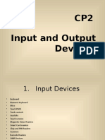 CP2 Input and Output Devices