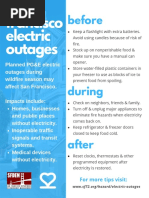 Electric Outage Flyer