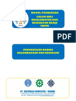 MODUL PEMBINAAN CALON AHLI KESELAMATAN DAN KESEHATAN KERJA UMUM