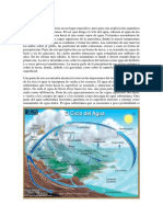 Ciclo del agua y recursos hídricos