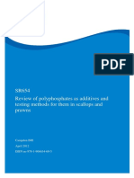 Review of Polyphosphates As Additives and Testing Methods For Them in Scallops and Prawns