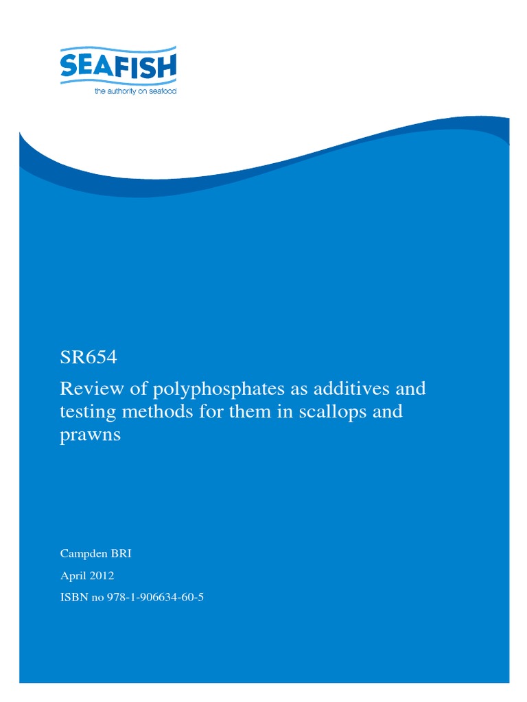 Polyphosphates in Seafood Additives | PDF | Adenosine Triphosphate ...