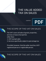 VAT SCOPE GOODS SERVICES EXEMPT