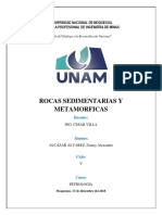 UNAM-Moquegua-Sedimentarias-Metamórficas