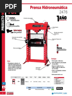 Catalogo Urrea, Surtek PDF | PDF | Bomba | Pistón