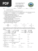 Gen Math 1ST Q Exam