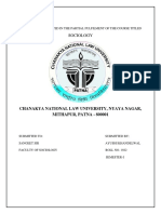 Sociology: Chanakya National Law University, Nyaya Nagar, MITHAPUR, PATNA - 800001