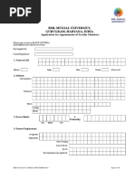 BML Munjal University, Gurugram, Haryana, India: Application For Appointment of Faculty Members