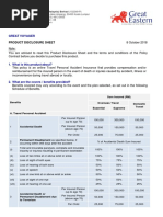 Great Voyager: Product Disclosure Sheet