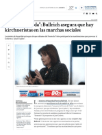 "No Soy Estúpida": Bullrich Asegura Que Hay Kirchneristas en Las Marchas Sociales - Perfil