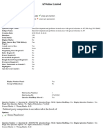 Rural Development MainsINITIAL KEY