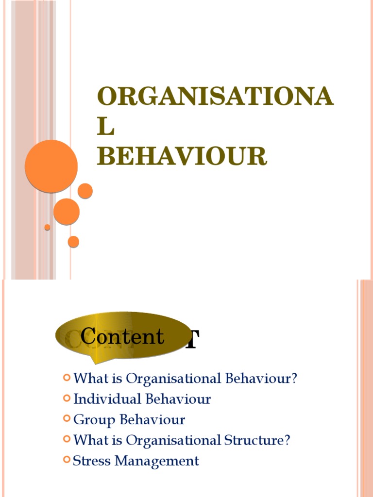 Understanding Organisational Behaviour | PDF | Organizational Behavior ...