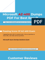 Microsoft AZ-400 Dumps PDF - Bona Fied and Valid