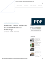 Performa Prima Bulldozer Hasil Pemutakhiran Teknologi - Ilmu Beton PDF