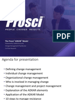 Prosci ADKAR Model 2017 Training Buffet