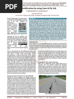 Soil Stabilization by Using Lime and Fly Ash