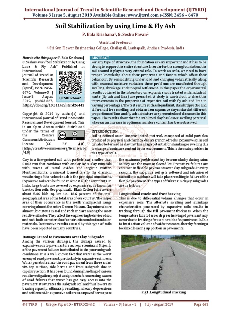 Soil Stabilization by Using Lime and Fly Ash | PDF | Road Surface | Soil