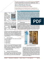 Analysis of Belt Bucket Elevator