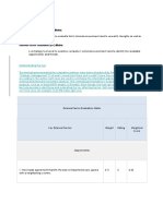 Matrix: Internal Factor Evaluation (IFE) Matrix