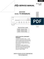 Onkyo TX 8050 Service Manual PDF