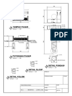 Fence and flower garden design diagram