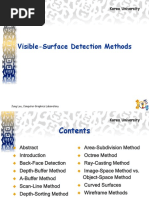 Visible Surface Detection Methods