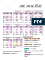Calendari 2019-2020. Escola Elisa Badia