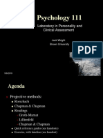 Psychology 111 Projective Methods Lab