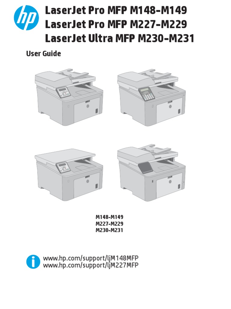 User Guide: M148-M149 M227-M229 M230-M231 | PDF | Image Scanner ...