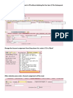 Change of Account Assignment Without Delete The PR